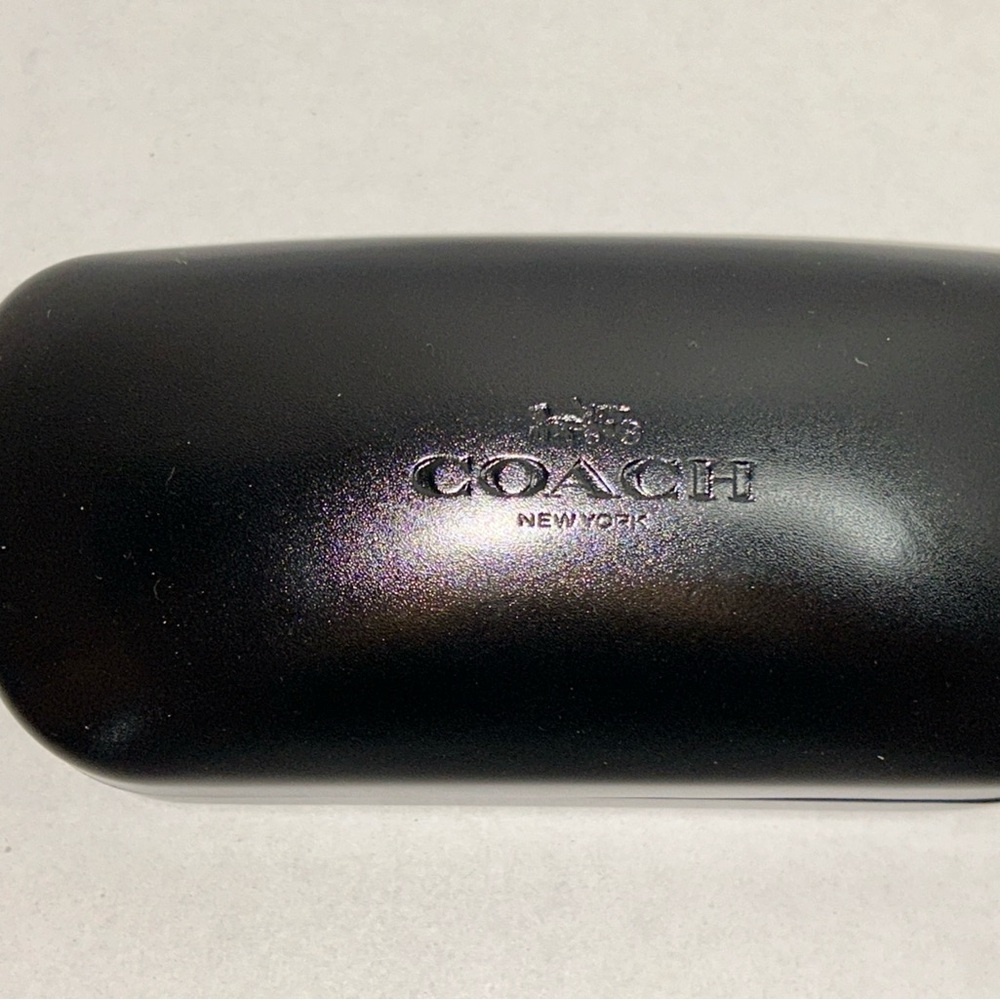 Coach Glossy Black Eyeglass Case
